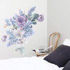 Flowers Wall Sticker Decal Vinyl Art Mural Home Decor Removable Purple Flower