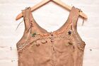 Antique Native American Santee Sioux Indian Beaded Leather Vest Shirt Women s