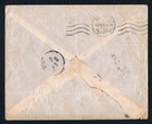 Egypt Alexandria 1925 Letter Late Fee Postage Due Jaffa Palestine Cover Attarine