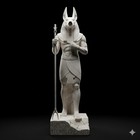 Anubis Resin Statue 20 Cm     Ancient Egyptian God Figurine