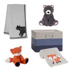 Lambs   Ivy Blue 5-piece Baby Gift Basket For Baby Shower newborn Welcome Home
