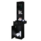 Styling Station Barber Cabinet Salon Desk Table Lockable Beauty Spa Equipment