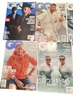 Gq Gentlemen s Quarterly Magazine  2024 2025  Lot Of 7 New Costner Jorden Pitt