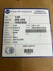 Morrill Ecm Refrigeration Motor - 5sme59dva2202 - 1 20 Hp 208-230v 1550 800 Rpm