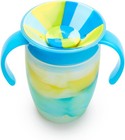 Munchkin   Miracle   360 Trainer Sippy Cup With Handles  Spill 6 8 Ounces  Blue 