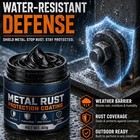 40g Metal Rust Protection Black Repair Paste  Weatherproof  Quick-drying Formula