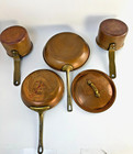 5 Piece Copper Cookware Set  3 Pans And 2 Pots