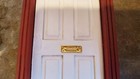 Dollhouse Miniature Letter Mail Slot For Exterior Door 1 12 Scale Gold Metal