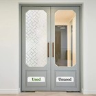 Decorative Frosted Window Films Sticker Privacy Glass Door Decals Static Clings