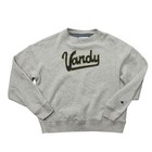 Champion Vanderbilt Vandy Crewneck Sweatshirt Oatmeal Gray Large Soft Commodores