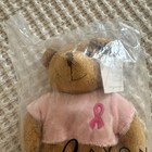 Collectible Bear- Avon Breast Cancer W  Pink Ribbon Shirt- 2001  - 7  W tag
