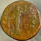 Roman Emperor Vespasian Genuine Ancient Coin 69ad-79ad Bronze As