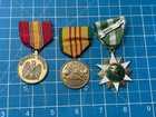 Vietnam Campaign  Service  National Defense Medals 1960 Campaign Bar