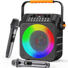 Jyx Bluetooth Speaker With 2pcs Microphones Party Karaoke Machine Portable Gift