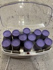 Conair More Big Curls Purple 1 5    Velvet Hot Rollers waves Model Chv12p Working