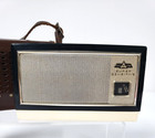 Vintage Matsushita T-50 6-transistor Am Radio Japan W  Leather Case Panasonic 