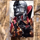 Tin Metal Signs Home D  cor Superhero Artwork Wall With Vibrant Colors
