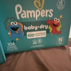 Pampers Baby Dry Diapers Size N Newborn 104 Count Up To 10 Lbs