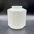 Vintage Art Deco Milk Glass Lamp Shade Light Cover Globe Retro Replacement