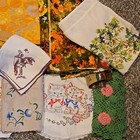 Vintage Cutter Craft Table Lot Runners Linens Doilies Tablecloths Fabric 5 Lbs