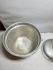 Vintage Hammered Aluminum Ice Bucket Made In Italy 