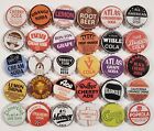 100 Vintage Soda Bottle Caps Pop    no Repeats    Crimped used  Zero Defects