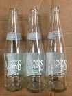 Vintage Avery s Beverages Bottling Soda Pop Bottle Glass Blue   White 12 Oz 
