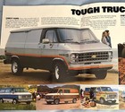 Vintage 1980 Chevrolet Chevy Trucks Car Dealer Sales Brochure Showroom Catalog 