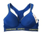6 Jennifer Sports Bras Wire Free Razorback Cotton New Lot Workout  jen14 B C Cup