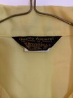 Rare Vintage John Deere Dealership Yellow Shortsleeve Work Shirt Large