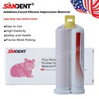 Light Medium Heavy Body Impression Material Dental Vps Fast Set 50ml Cartridges