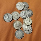 Us 90  Silver Mixed Half Dollar Coin Lot - 11-pc Circulated Coins