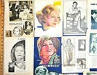 Greta Garbo - Lot Of 25 Large Movie Photo Clippings   Pre Code 1929 - 34 Vintage