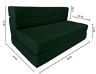 Lounger Folding Mattress  Convertible Sofa Chair Bed  Portable Flip 48x80 Hunter