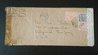 Ext Rare    only 17 Known    Saudi Arabia 1944 Jeddah Cancel    double Censor    Egypt