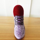 Vintage Looking Shoe Pin Cushion Unused Classic Collections Mini Shoe Purple
