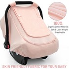 Baby Car Seat Cover For Summer spring 100  Organic Cotton Carseat Cover For B   