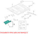 2009-2010 Ford Explorer Explorer Sport Trac Visor Asm Sun 8l2z7804105ca New Oem