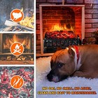 Fireplace Insert Heater With Remote 8h Timer  Simulated Flame   open Box