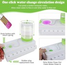 Paint Brush Cleaner  Painting Station With 1 Count  pack Of 1   White-green 