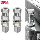 2pcs Cb Antenna Stud Mount 3 8x24 To So-239 Uhf Female For Jeep Wrangler