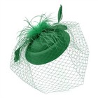 Zando 2025 Kentucky Derby Fascinators Hats Women 20s 50s One Size  Green 