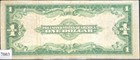 Series 1923 Large Size Blue Seal Silver Cert 1  Note - Very Fine Fr238