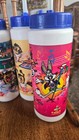 Pepsilindros Collectible Plastic Thermoses With Looney Tunes Designs  Set Of 5