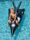 9 Ft Inflatable F-117a Stealth Fighter Pool Float Water Craft Icf Toys