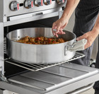 Standard Weight Aluminum Round Brazier Slow Cook Commercial Durable Pots 24 Qt 