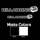  billabong Surfboards  Vinyl Decal Sticker - Bmx  Skateboards  Ocean  Surf  Mtb