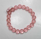 Vintage Sanrio Hello Kitty Pink Beaded Stretch 2  Bracelet