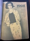 Vintage Vogue Pattern Book Magazine June-july 1963 Sewing Summer Capsule