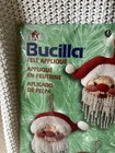 Vintage Bucilla Felt Sequins Bead Christmas Santa   s Ornament Kit  sealed 